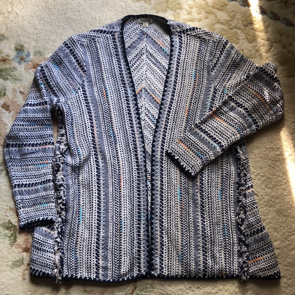 Lucky brand cotton weave duster size Large